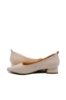 Imagine Pantofi bej din lac cu imprimeu croco OTR20005