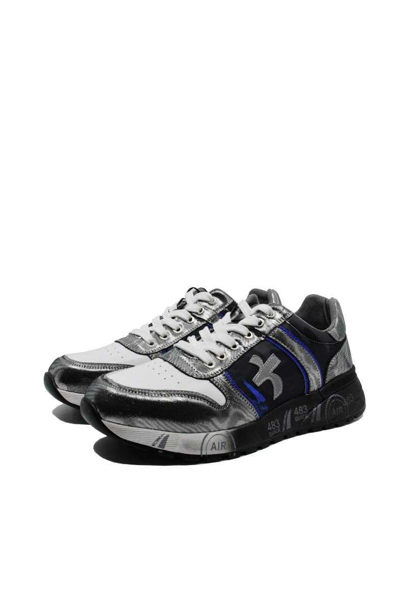 Imagine Pantofi sport Air grey din piele naturală FNX9010