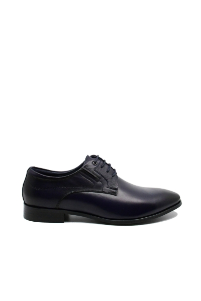 Imagine Pantofi eleganți blue din piele naturală FNX161-07