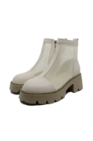 Imagine Ghete înalte, moderne, crem, din plasă FNX220-10