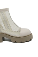 Imagine Ghete înalte, moderne, crem, din plasă FNX220-10