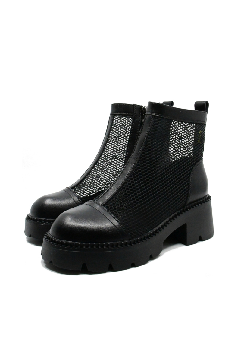Imagine Ghete înalte, moderne, negre, din plasă FNX220-10