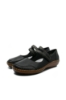 Imagine Pantofi comozi cu baretă negri din piele naturală RIK44871-00