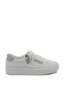 Imagine Pantofi sport din piele naturală, albi, cu aspect împletit REMD0916-81