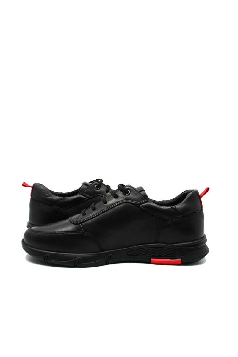Imagine Pantofi casual-sport Casper negri din piele naturală OTR01111