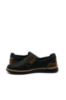 Imagine Mocasini bărbați bleumarin, din piele naturală cu perforații geometrice MIR1411