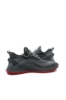 Imagine  Sneakers din material textil tricotat, gri cu detalii roșii OTR620018