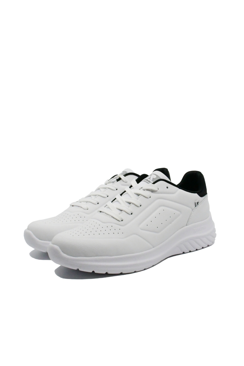 Imagine Pantofi sport Revolution albi din piele naturală RIKU0501-80