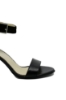 Imagine Sandale elegante cu baretă la gleznă negre din piele naturală FICS171