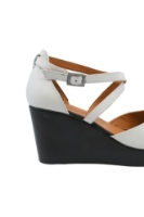 Imagine Sandale damă albe cu talpă ortopedică