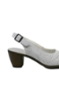 Imagine Pantofi decupați din piele naturală albi cu steluțe perforate RIK40983-80