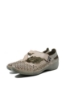 Imagine Pantofi comozi cu baretă bej argintii din piele naturală RIK413G4-42