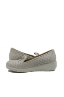 Imagine Pantofi comozi damă gri, din piele naturală CASP3502 