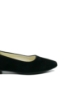 Imagine Pantofi damă negri din piele naturală întoarsă LF388