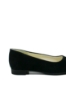 Imagine Pantofi damă negri din piele naturală întoarsă LF388