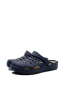 Imagine Saboți bărbați bleumarin, cu calapod lat și branț de plută RIKE9075-14