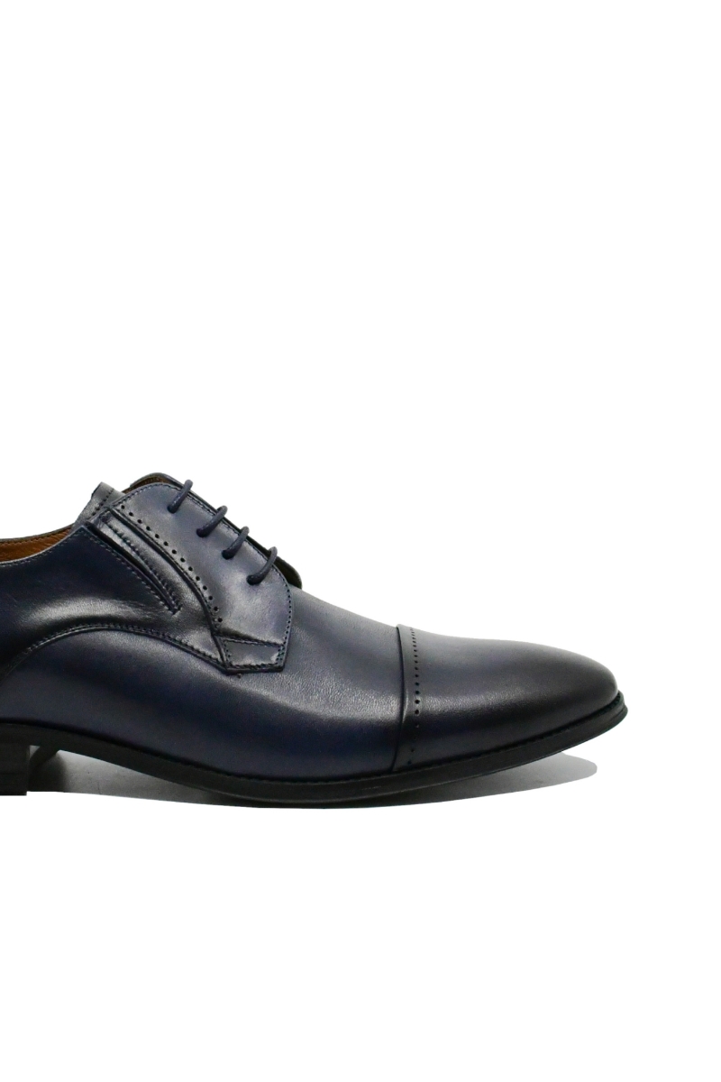 Imagine Pantofi eleganți Denis stil oxford bleumarin, din piele naturală 6850VITBLUE