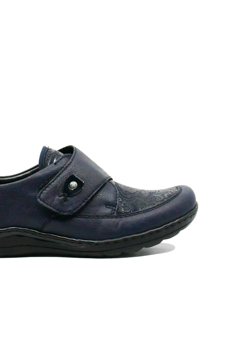 Imagine Pantofi damă navy, cu talpa joasă RIK48951-14