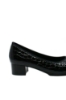 Imagine Pantofi damă negri din lac, cu efect croco RIK49260-02