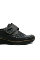 Imagine Pantofi damă negri, din piele naturală cu inserție flexibilă RIK537C0-00