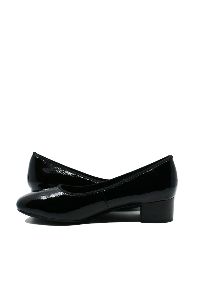 Imagine Pantofi damă office negri din lac RIK49260-04