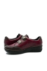 Imagine Pantofi comozi damă din piele naturală roșu mixt RIK48750-35