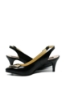 Imagine Pantofi stiletto decupați, negri, din piele naturală SORD23