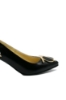 Imagine Pantofi stiletto decupați, negri, din piele naturală SORD23