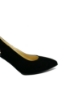 Imagine Pantofi decupați stiletto negri, din piele întoarsă SORD24