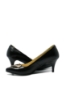 Imagine Pantofi stiletto din piele naturală, negri cu decorațiune aurie SORA24