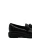 Imagine Pantofi damă casual, cu coroniță decorativă, negri, din piele naturală FLO611