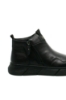Imagine Ghete stilate bărbați negre, din piele naturală, cu fermoar lateral FNX999339