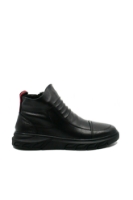 Imagine Ghete bărbați elegante negre, din piele naturală FNX1003-1