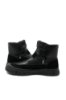 Imagine Ghete bărbați hi-top îmblănite, negre, din piele naturală OTR21813