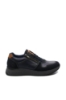 Imagine Pantofi cu aspect sport bleumarin din mix de piele RIKB0613-14
