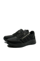 Imagine Pantofi sport negri din piele nubuk RIKB5003-00
