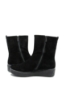 Imagine Ghete negre, din piele întoarsă, cu interior îmblănit RIK93370-00