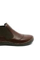 Imagine Ghete joase în stil Chelsea, maronii, cu cusături decorative RIK52592-24