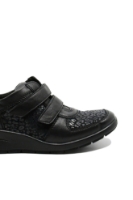 Imagine Pantofi comozi damă negri, cu inserție flexibilă RIKL4868-00