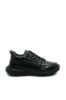 Imagine Teniși negri din piele naturală, cu model croco FLGM-5
