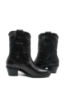 Imagine Ghete damă ciocate negre din piele naturală CASP06088