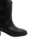 Imagine Ghete damă ciocate negre din piele naturală CASP06088