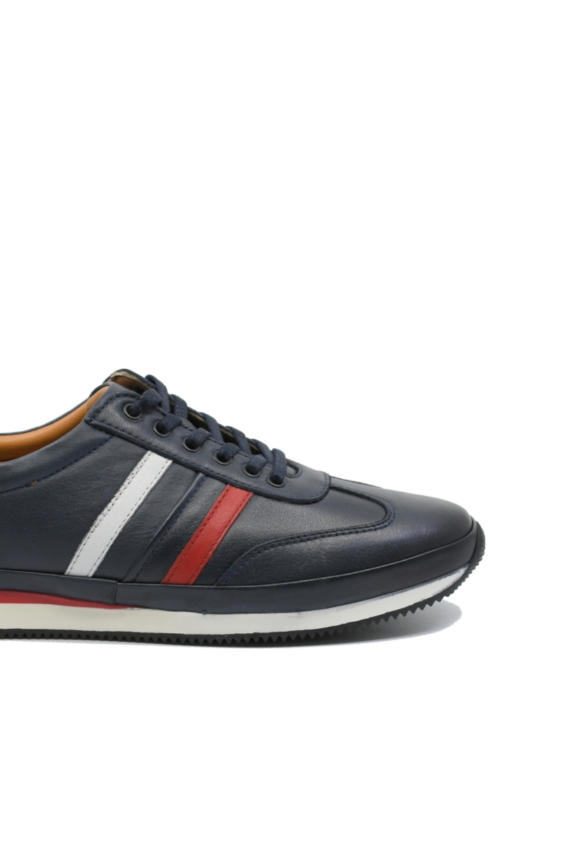 Imagine Pantofi casual sport bărbați, bleumarin, din piele naturală GOR061