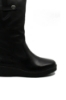 Imagine Cizme comode, negre, din piele naturală RIKY4655-00