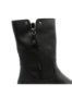 Imagine Ghete comode, negre, din piele naturală, cu fermoar metalic RIKY4653-00