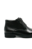 Imagine Ghete moderne, cu șiret, negre, din piele naturală OTR630024