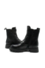 Imagine Ghete damă combat style, negre, din piele naturală FNX3991