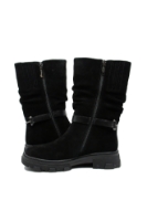 Imagine Ghete înalte negre din piele întoarsă OTR30014