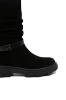 Imagine Ghete înalte negre din piele întoarsă OTR30014