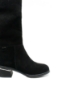 Imagine Cizme damă elegante, negre, din piele întoarsă OTR30010